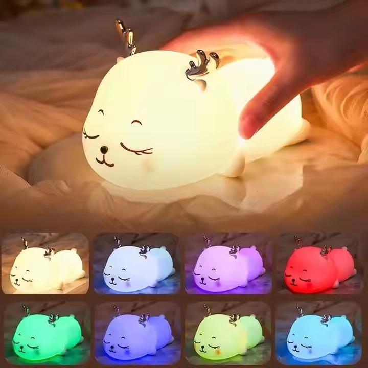 Silicon Cat Night Light