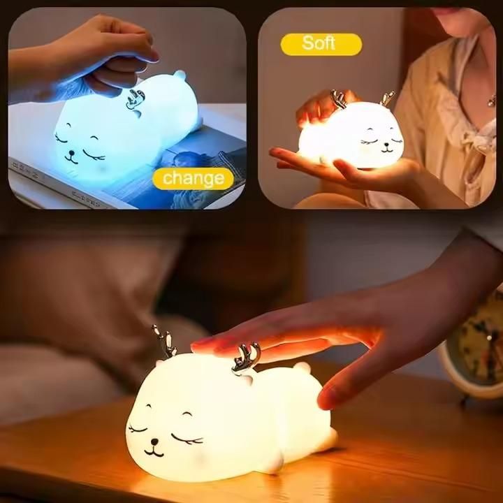 Silicon Cat Night Light